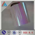 16/28 micron colorful rainbow PET film for packaging/bags/decoration in rolls